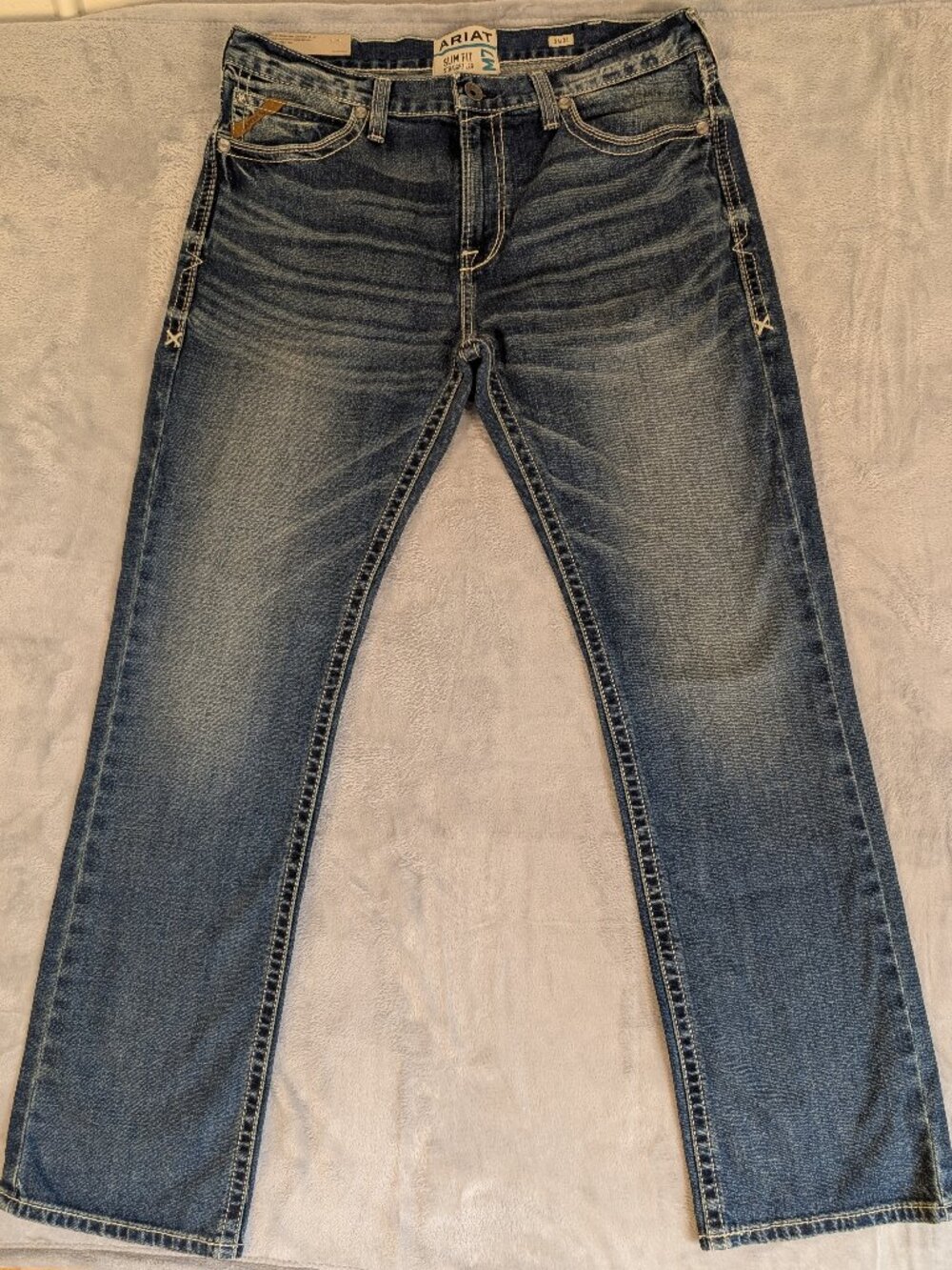Ariat M7 Coltrane Men's Slim Fit Straight Leg Jeans 36/34 NWT Western Rodeo